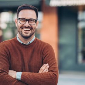 Portrait of a smiling man
