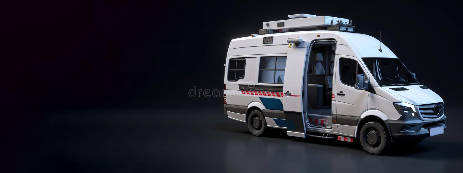 city-medical-ambulance-car-healthcare-transport-ai-generated-illustration-dark-background-header-banner-mockup-space-274171988